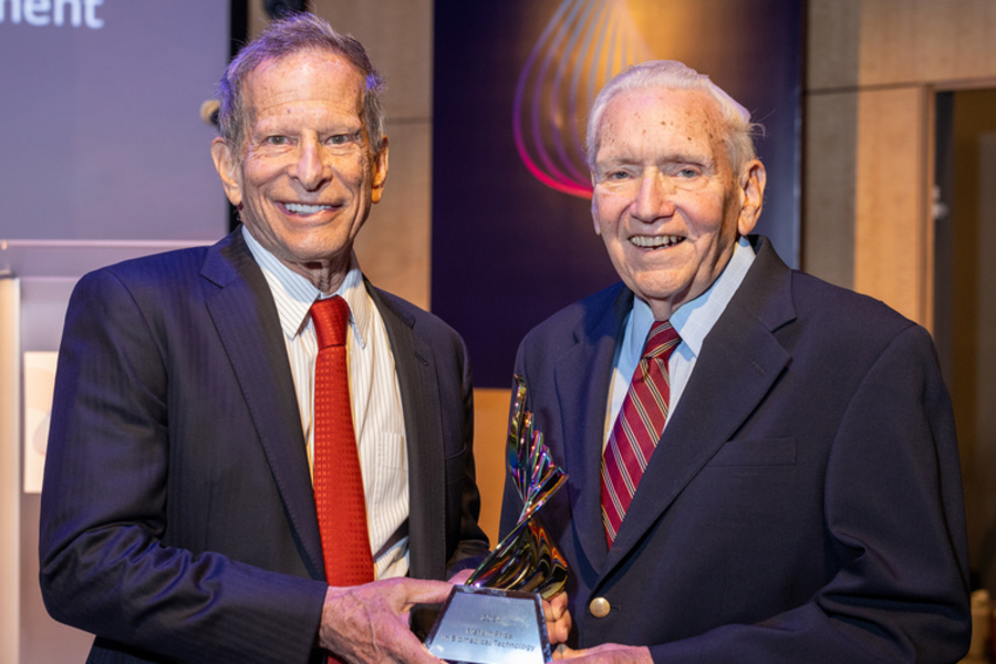 Richard N. Merkin (left) and F. William Studier (right).